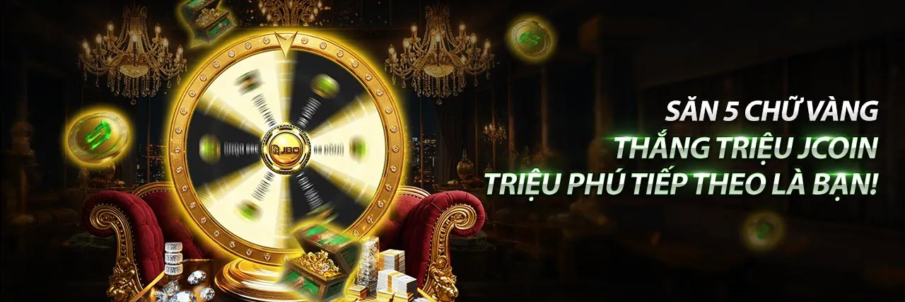 Hình ảnh một người chơi đang vui vẻ với các biểu tượng slot game và hiệu ứng ánh sáng xanh vàng của OKWIN CASINO